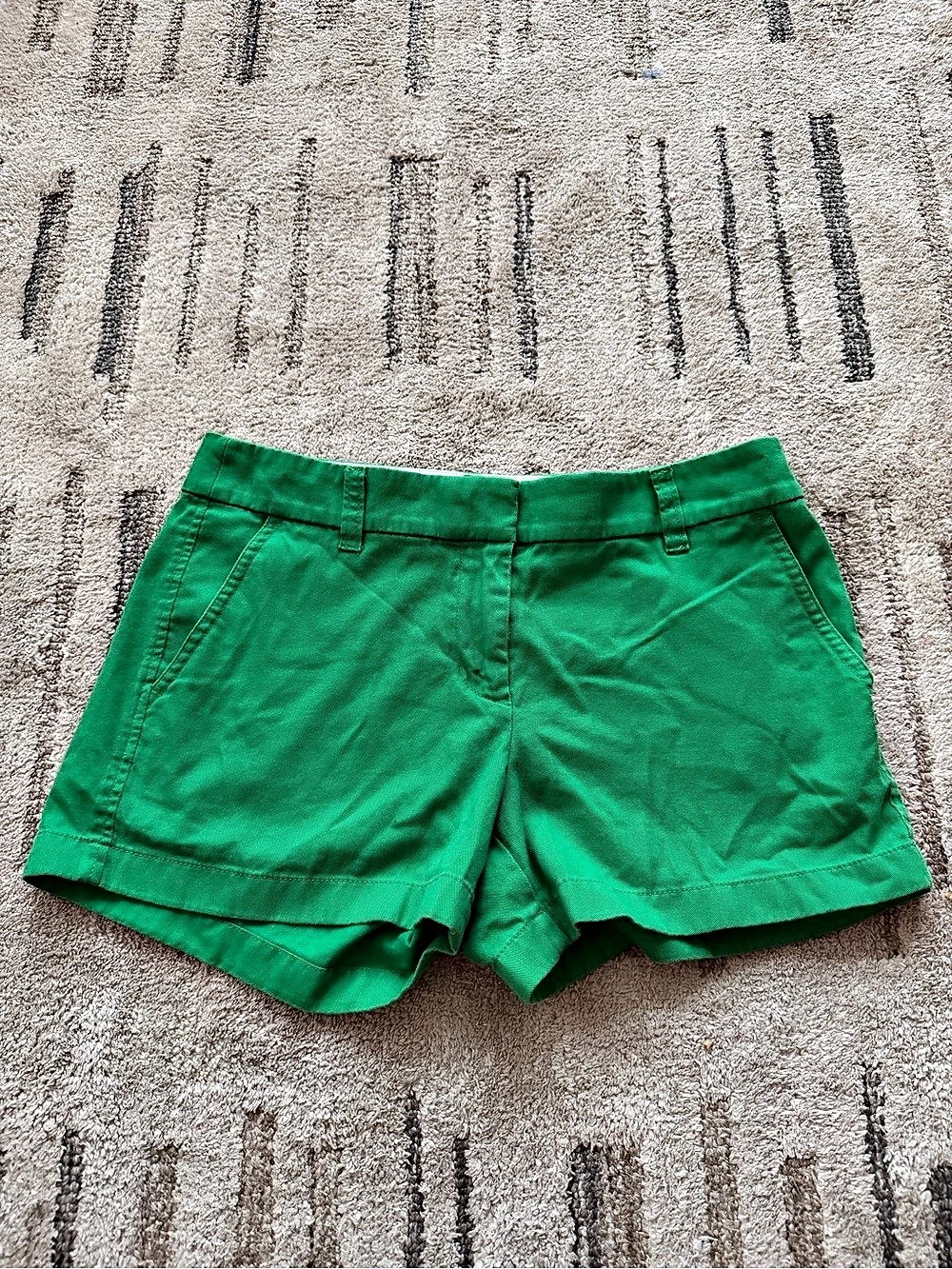 J.CREW Chino Shorts Green Bermuda Shorts Size 4